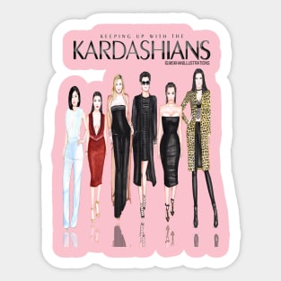 Keep up with the kardashian Sticker